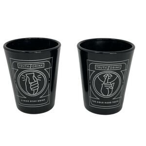 Truth Or Drink Shots Glasses by Cut. Glasses Only.